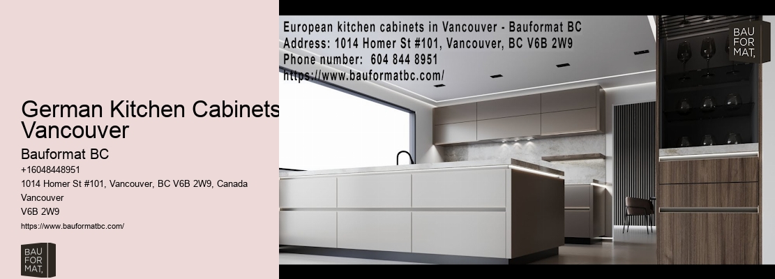 German kitchen finishes Vancouver