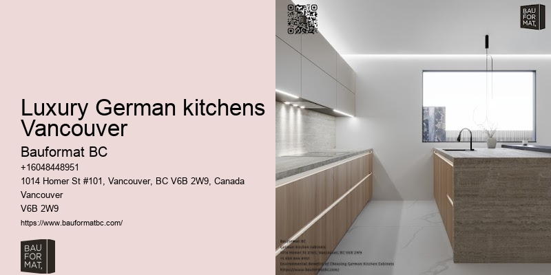 Durable German cabinetry solutions Vancouver
