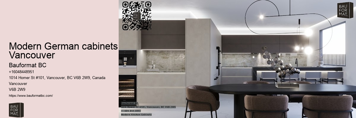 Contemporary German kitchen trends Vancouver