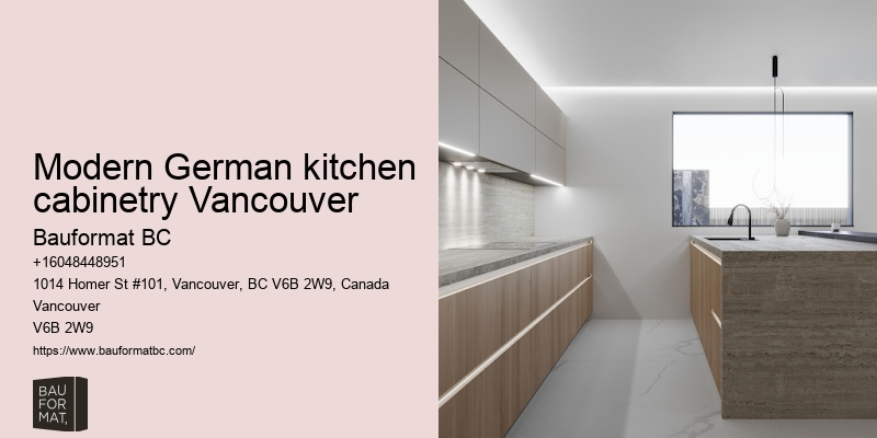 Modern German kitchens Vancouver
