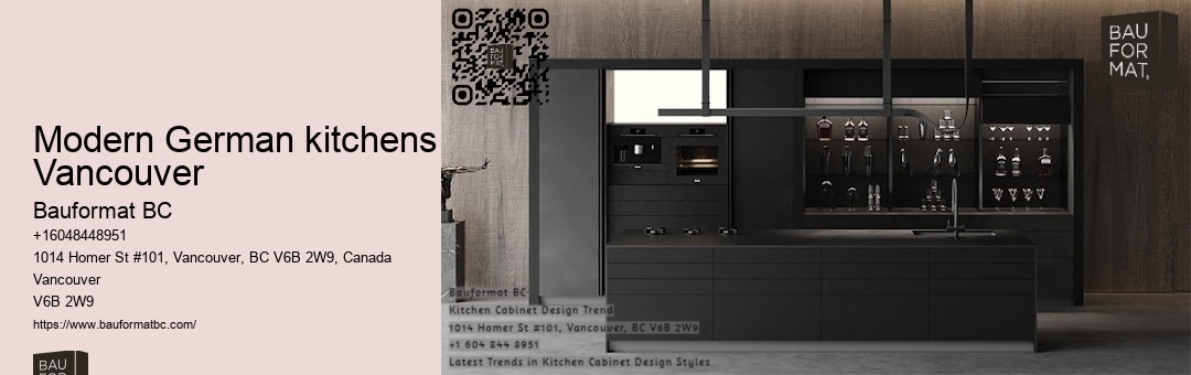 German kitchen cabinet trends Vancouver