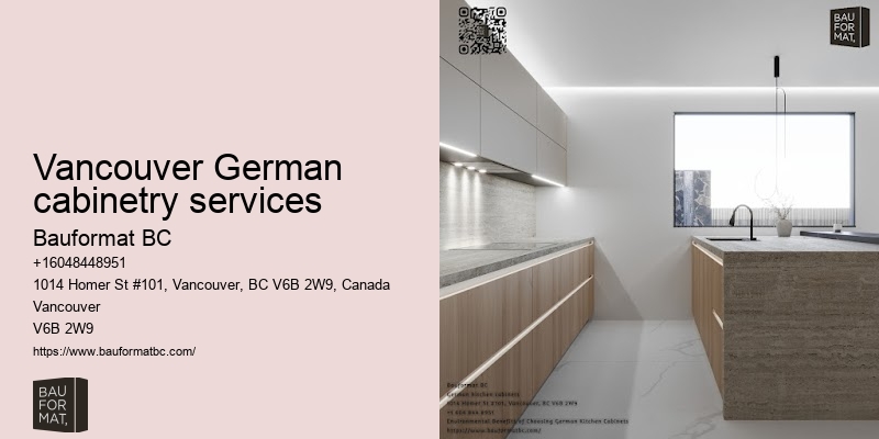German kitchen cabinet modernism Vancouver
