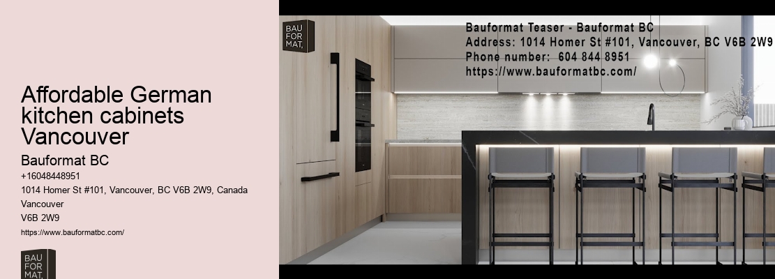 German kitchen cabinets design Vancouver