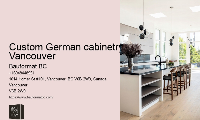 German kitchen cabinets with farmhouse style Vancouver