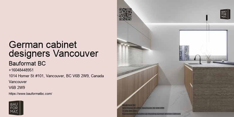 German kitchen cabinets with modern design Vancouver