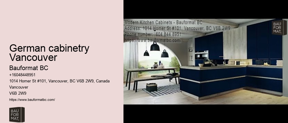 Bespoke German kitchen cabinet customization