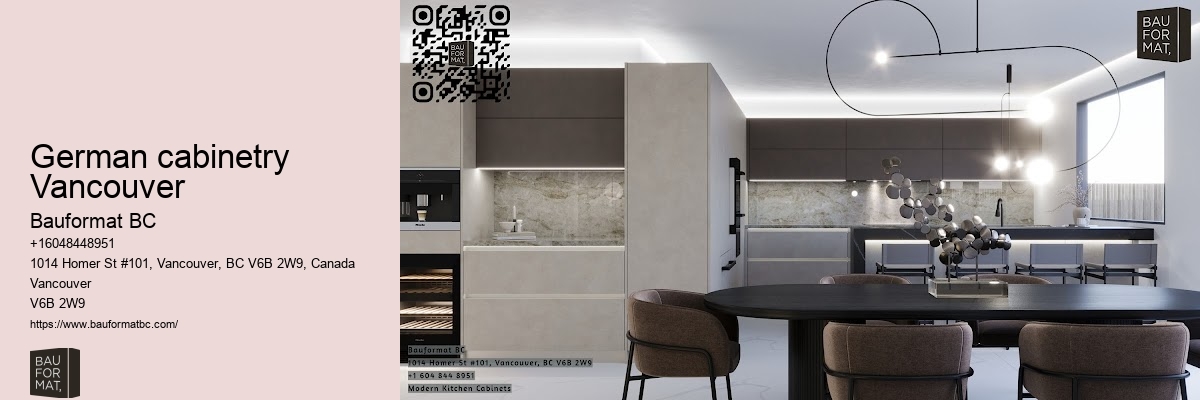German kitchen cabinets white Vancouver