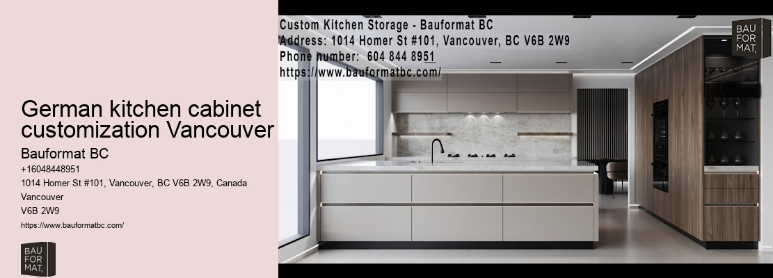 German kitchen prices Vancouver
