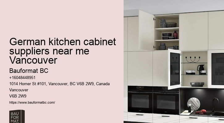 Top-rated German kitchen cabinet retailers