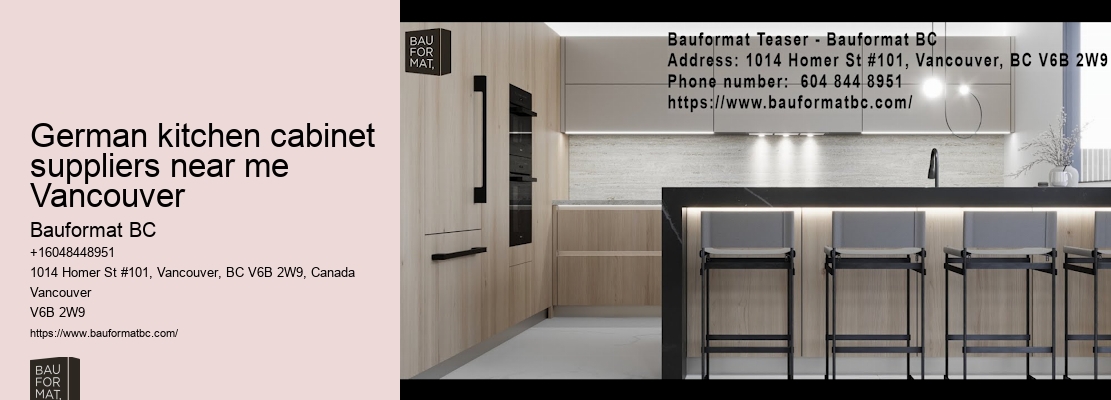 German kitchen cabinets for small spaces Vancouver