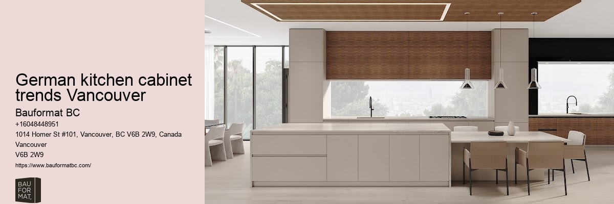German kitchen cabinet showrooms Vancouver