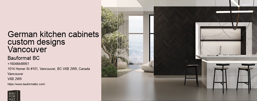 German kitchen cabinet design trends