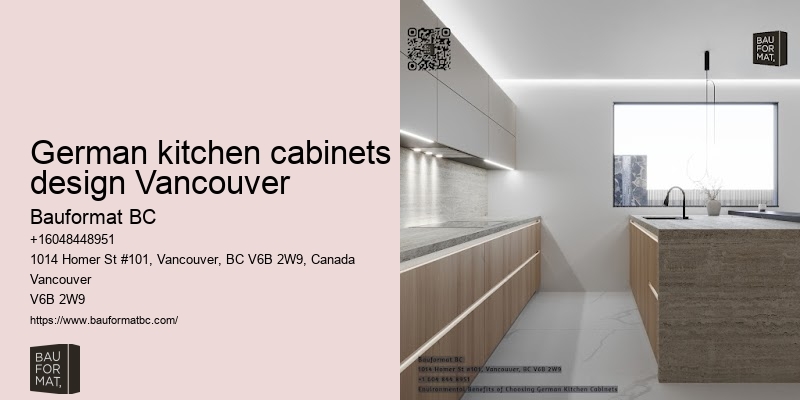 Small space German kitchen cabinets Vancouver