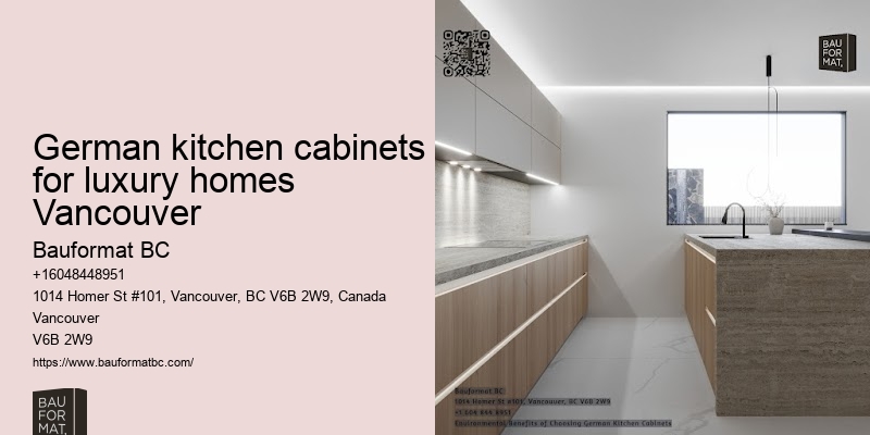 German kitchen cabinet makers Vancouver