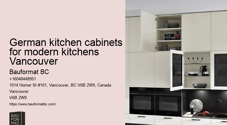 High-end German kitchen cabinet trends