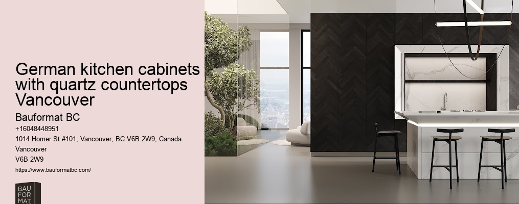 German kitchen cabinets for peninsula kitchens Vancouver