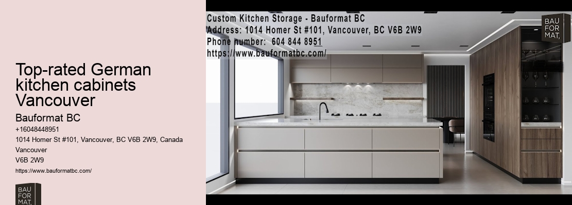 Contemporary German kitchen cabinet trends