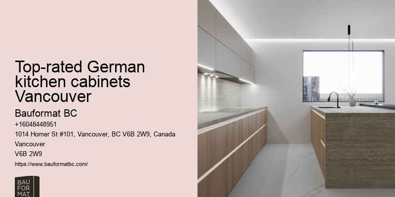 German kitchen cabinets with contemporary finishes Vancouver