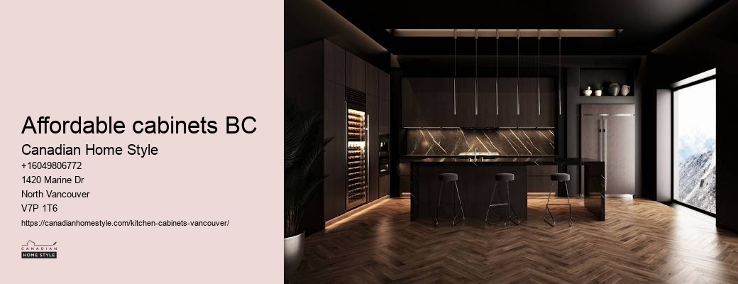 Vancouver quality cabinet options