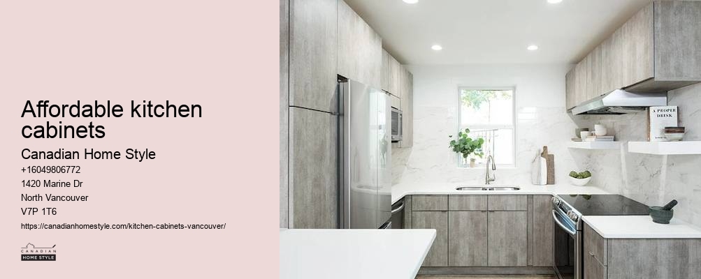 Sustainable kitchen cabinet ideas Vancouver