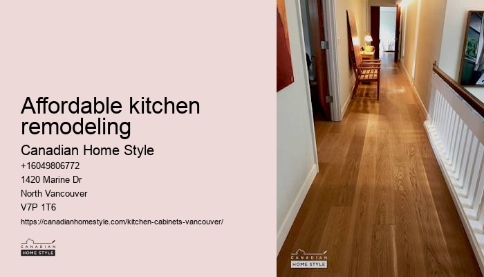 Modern kitchen renovation BC