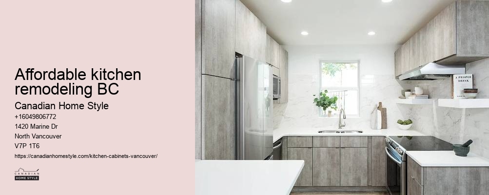 BC custom kitchen renovation