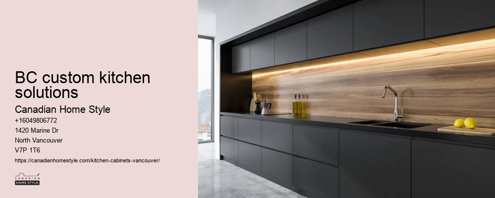 Vancouver kitchen cabinetry design