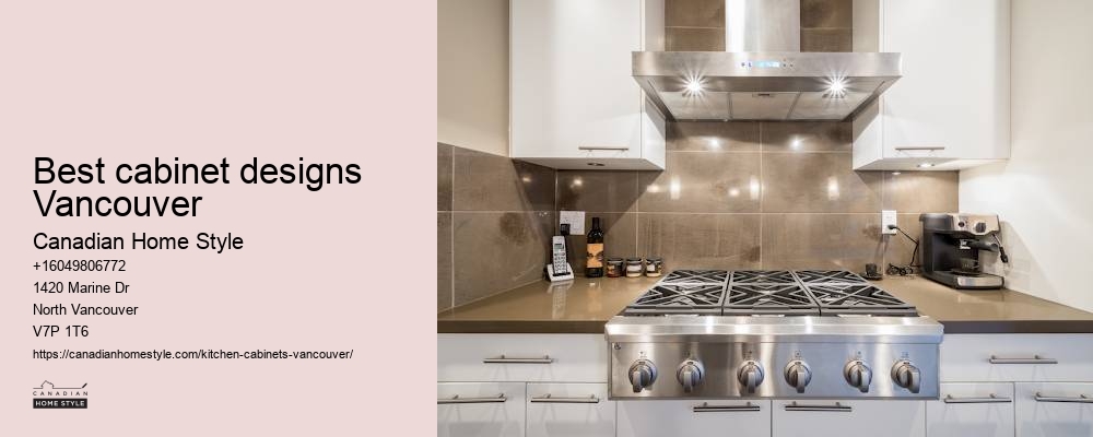 Stylish kitchen cabinet ideas Vancouver