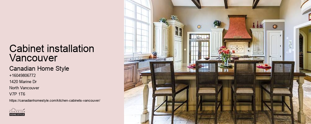 Custom kitchen cabinet makers Vancouver