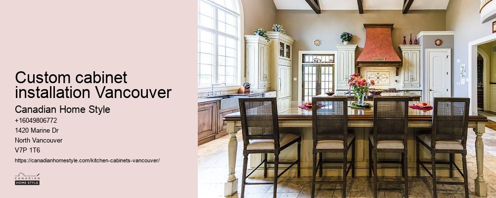 Custom kitchen cabinets Vancouver BC