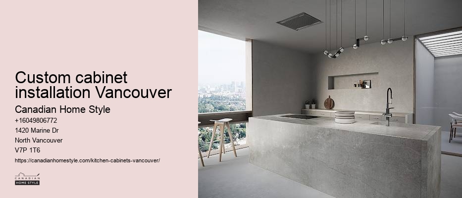 Vancouver kitchen cabinet renovation