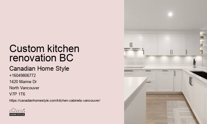 Vancouver custom kitchen renovation