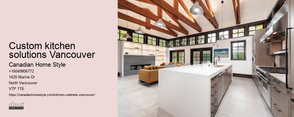 Custom kitchen cabinetry Vancouver