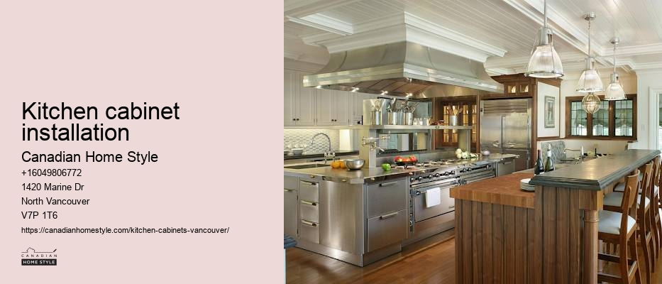 Vancouver kitchen cabinet showroom