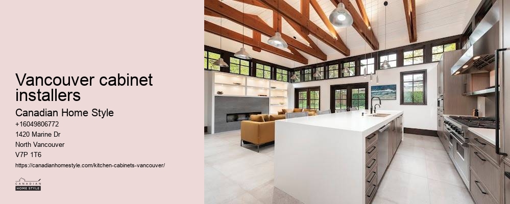 Custom kitchen cabinet designs Vancouver
