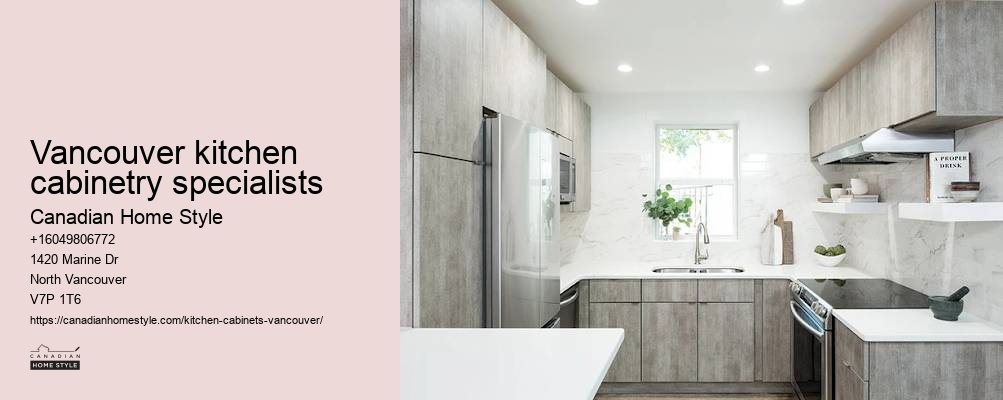 Modern kitchen design Vancouver BC