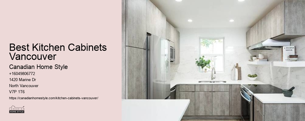 Contemporary kitchen cabinets with glass finishes Vancouver