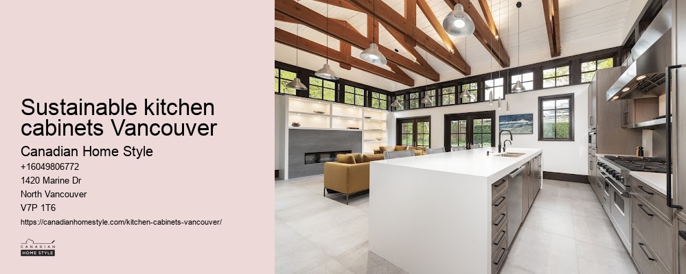 Sustainable kitchen cabinets Vancouver