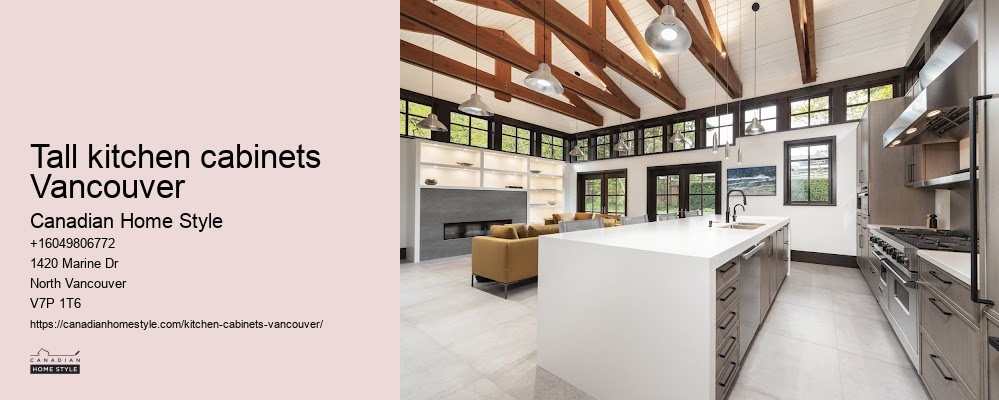 Tall kitchen cabinets Vancouver