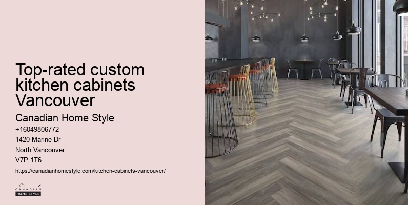 Vancouver custom kitchen cabinet finishes