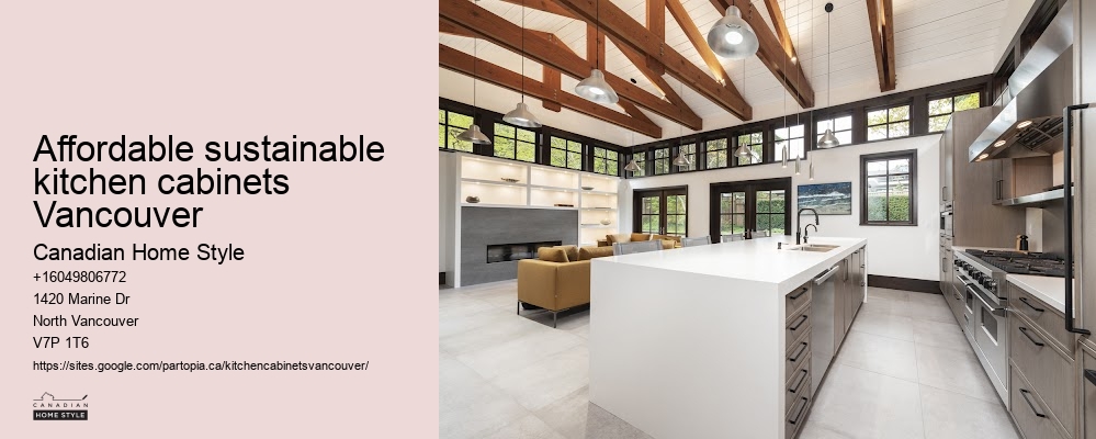 Affordable sustainable kitchen cabinets Vancouver