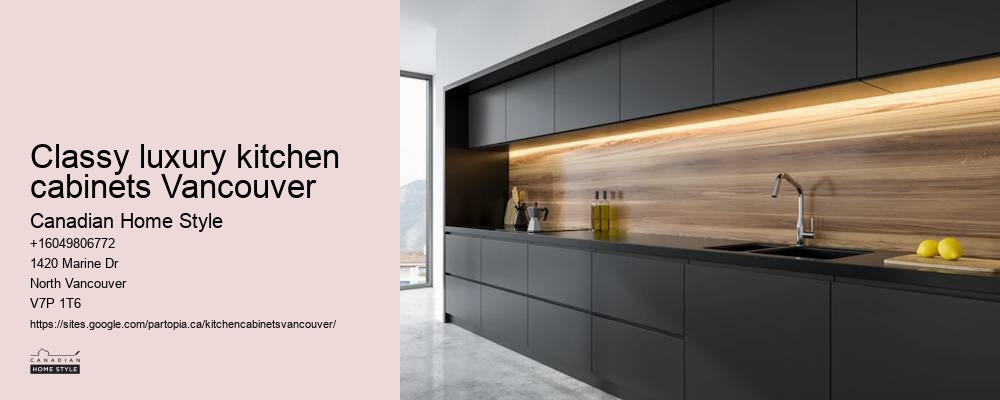 Vancouver contemporary kitchen cabinet makers