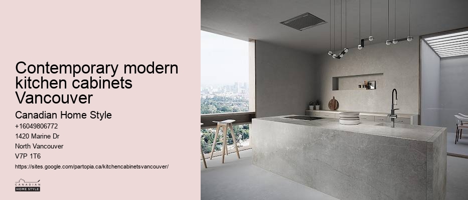 Vancouver bespoke kitchen cabinets