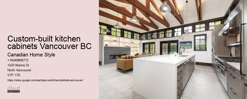 Custom-built kitchen cabinets Vancouver BC