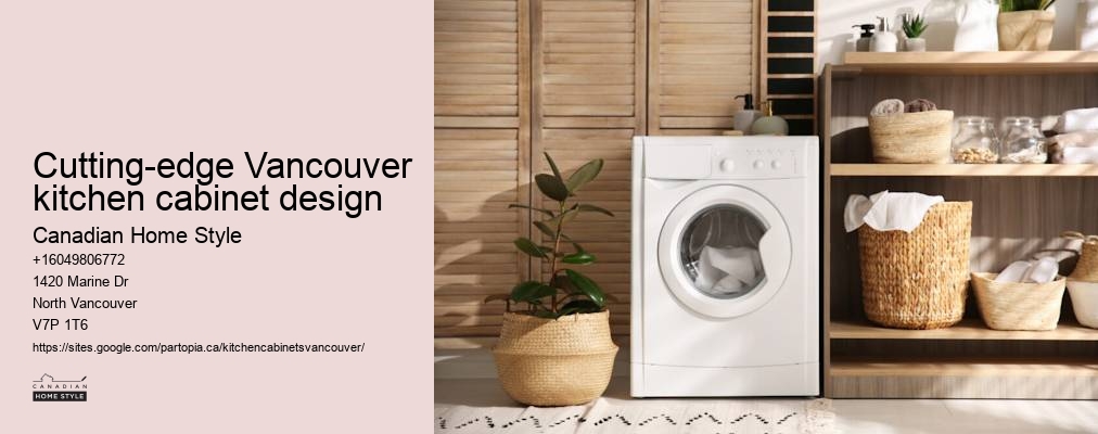 Vancouver kitchen cabinet 3D visualization