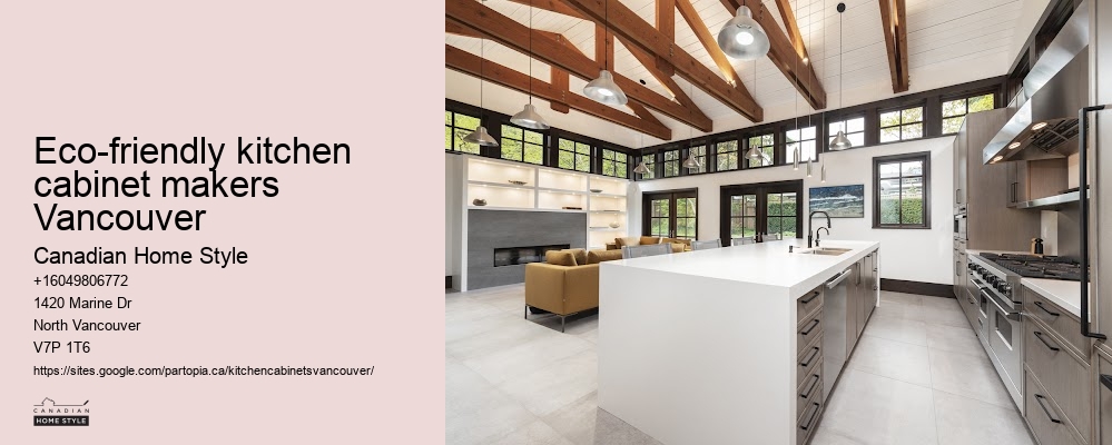 Eco-friendly kitchen cabinet makers Vancouver