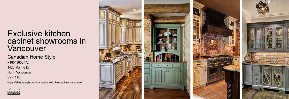 Sophisticated luxury kitchen cabinets in Vancouver