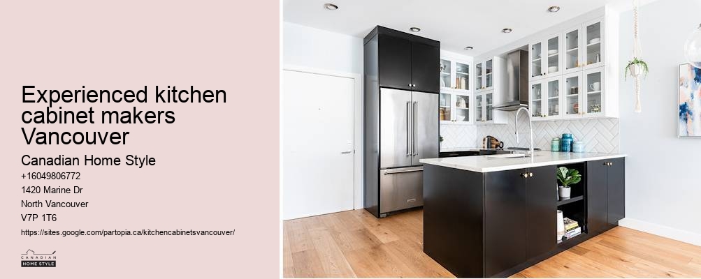 Elegant modern kitchen cabinets Vancouver