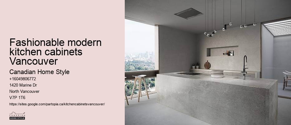 Trendy Kitchen Cabinets Vancouver