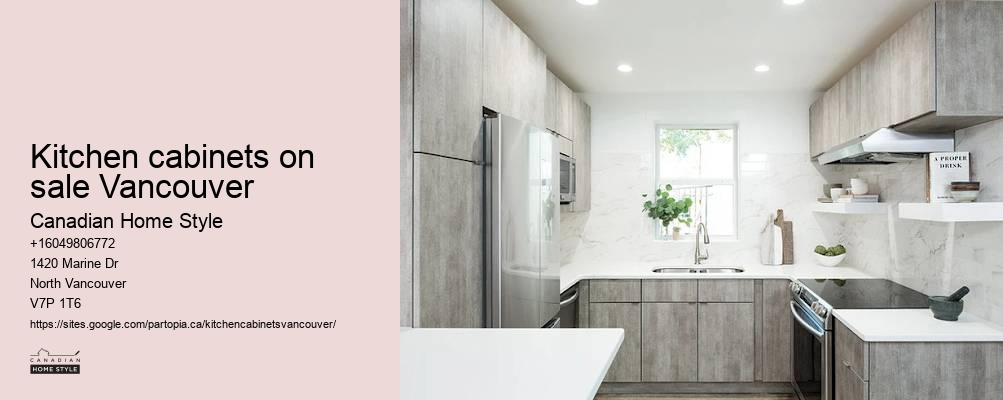 Fashionable modern kitchen cabinets Vancouver